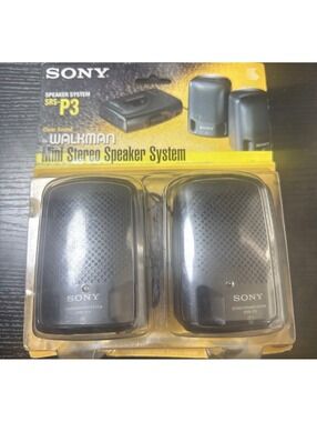 Sony SRS-P3 Mini Stereo Speaker System for Walkman